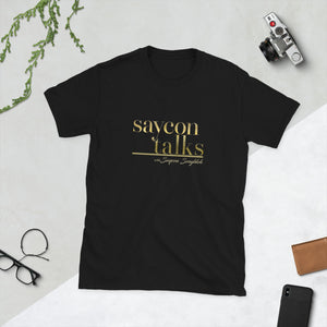 SayconTalks Black Short-Sleeve Unisex T-Shirt